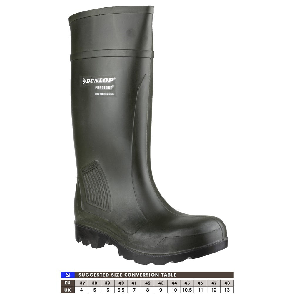 Unisex Dunlop Purofort Professional Full Safety Wellington