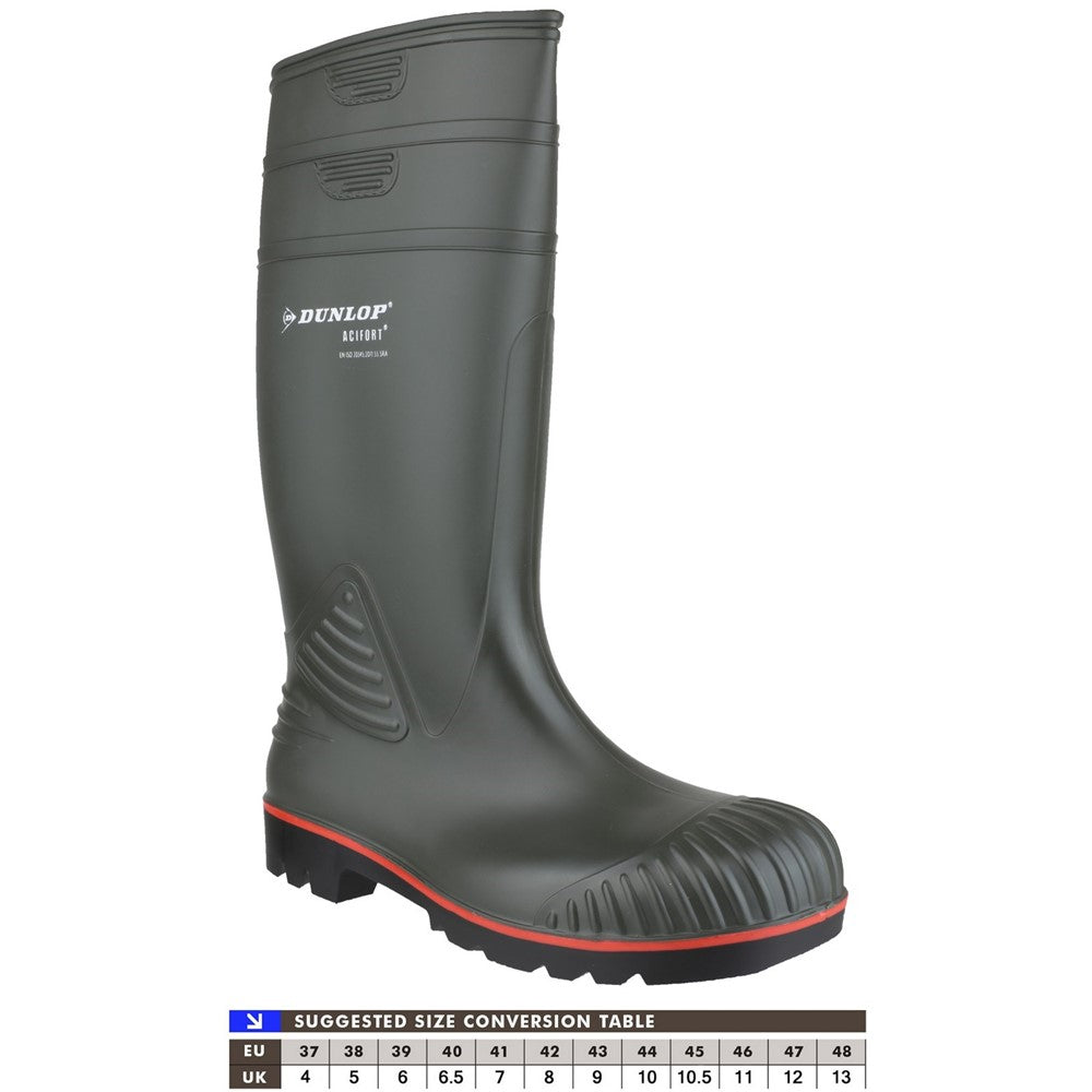 Men's Dunlop Acifort Heavy Duty Full Safety Wellington