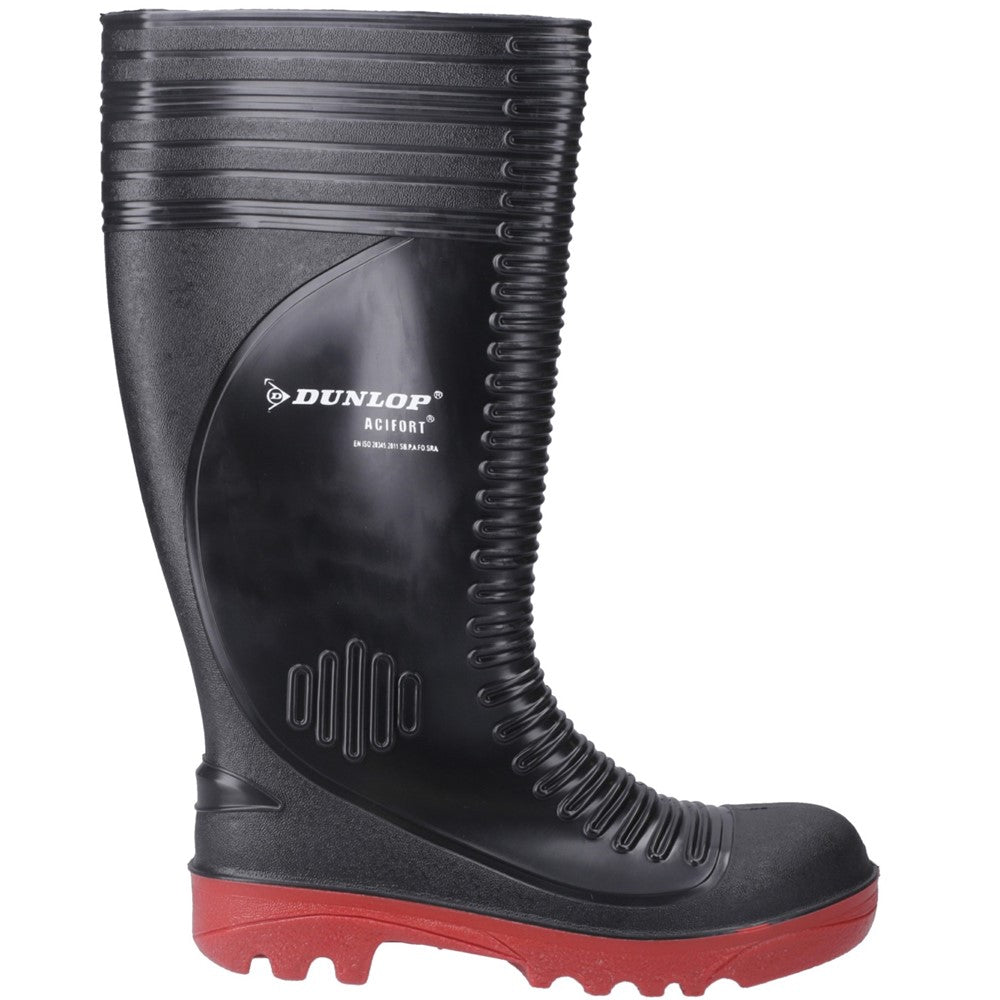 Men's Dunlop Acifort Ribbed Full Safety Wellington