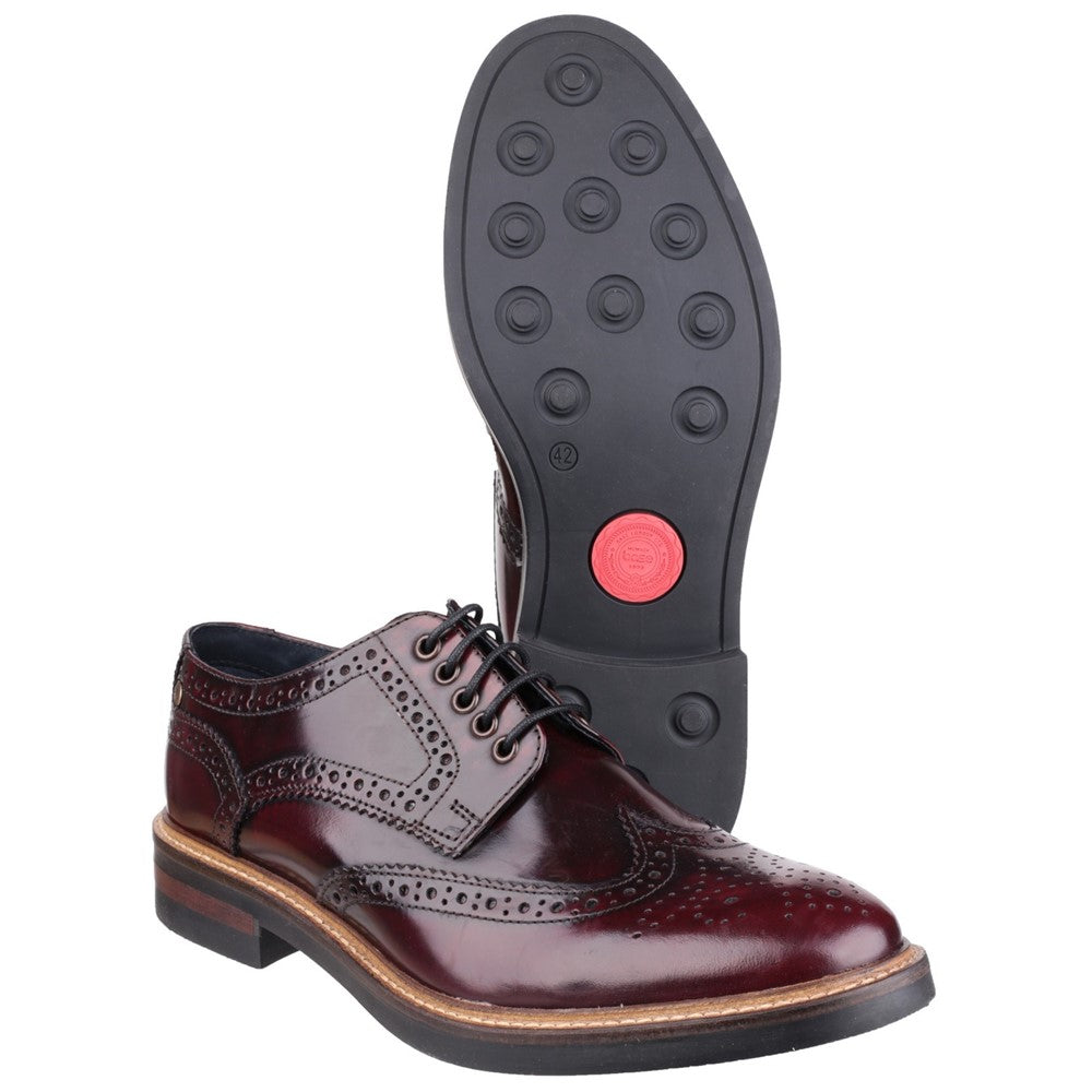 Men's Base London Woburn Hi-Shine Brogue Shoe