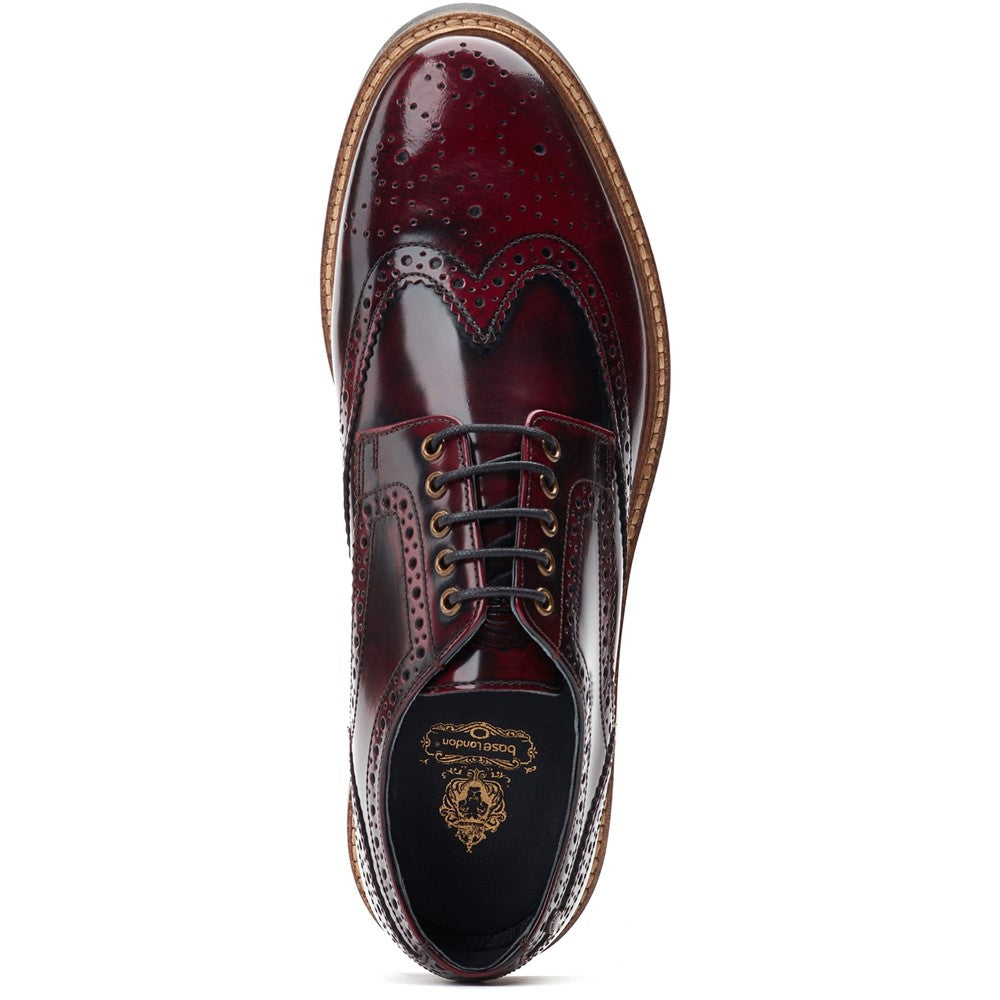Men's Base London Woburn Hi-Shine Brogue Shoe