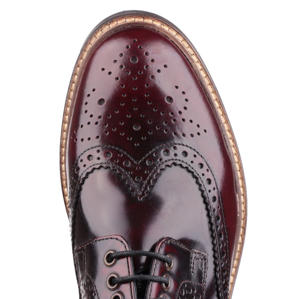 Men's Base London Woburn Hi-Shine Brogue Shoe