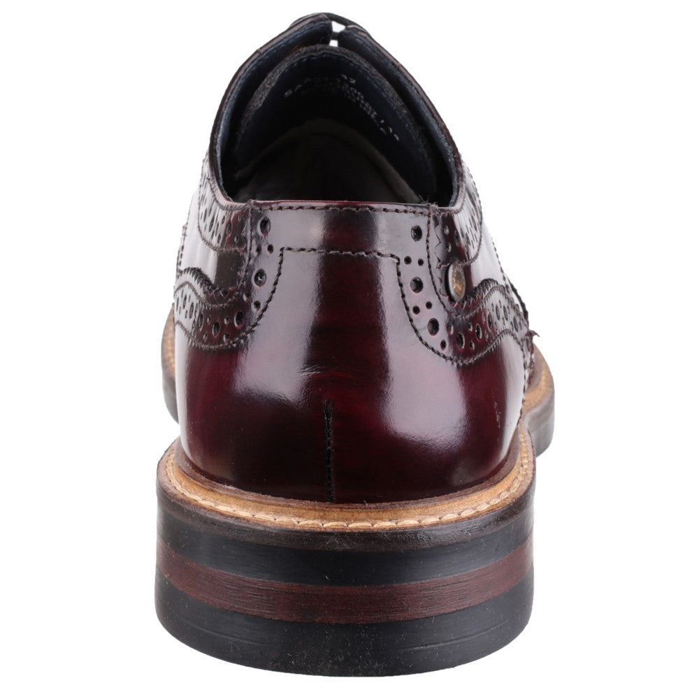 Men's Base London Woburn Hi-Shine Brogue Shoe