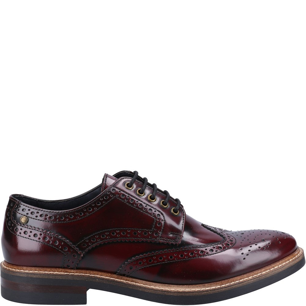 Men's Base London Woburn Hi-Shine Brogue Shoe