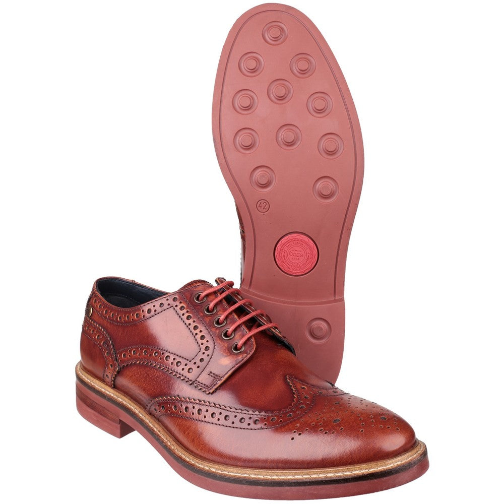 Men's Base London Woburn Hi-Shine Brogue Shoe