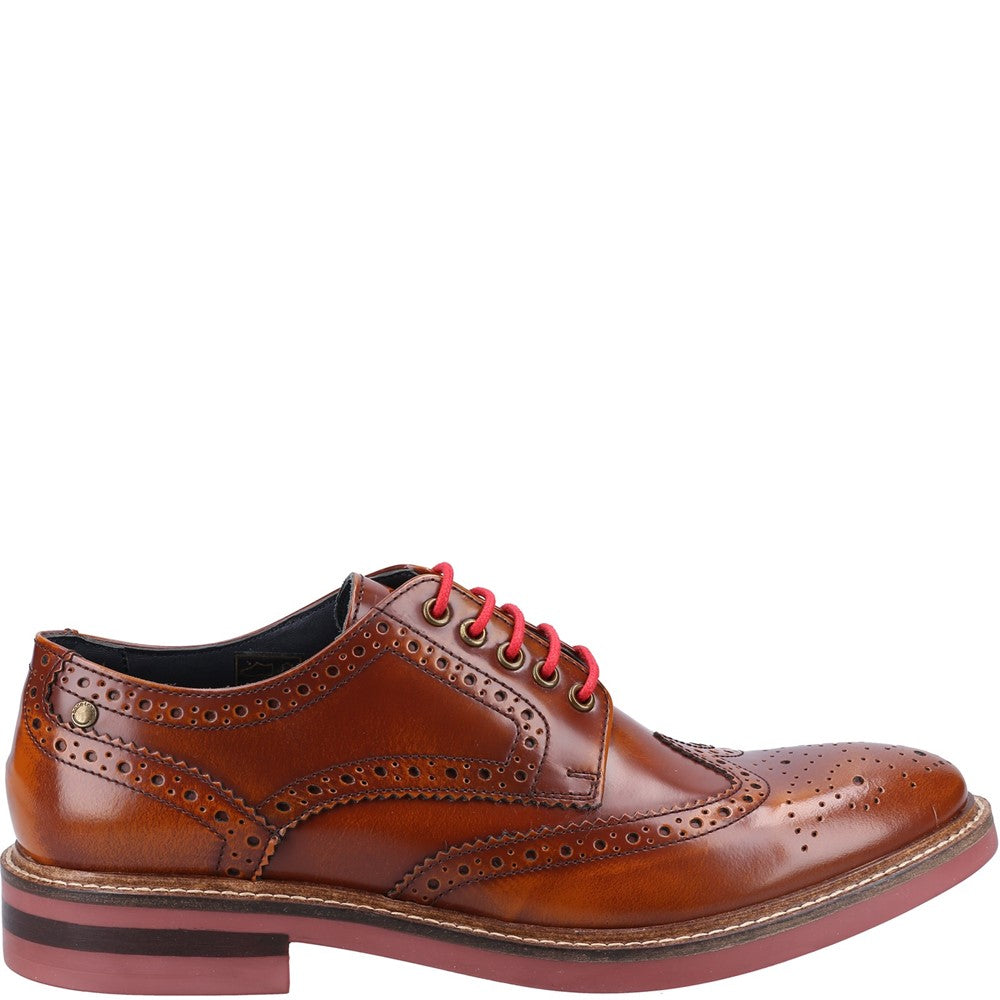 Men's Base London Woburn Hi-Shine Brogue Shoe