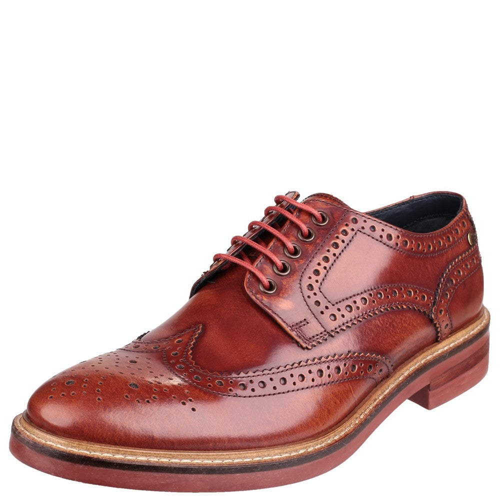 Men's Base London Woburn Hi-Shine Brogue Shoe