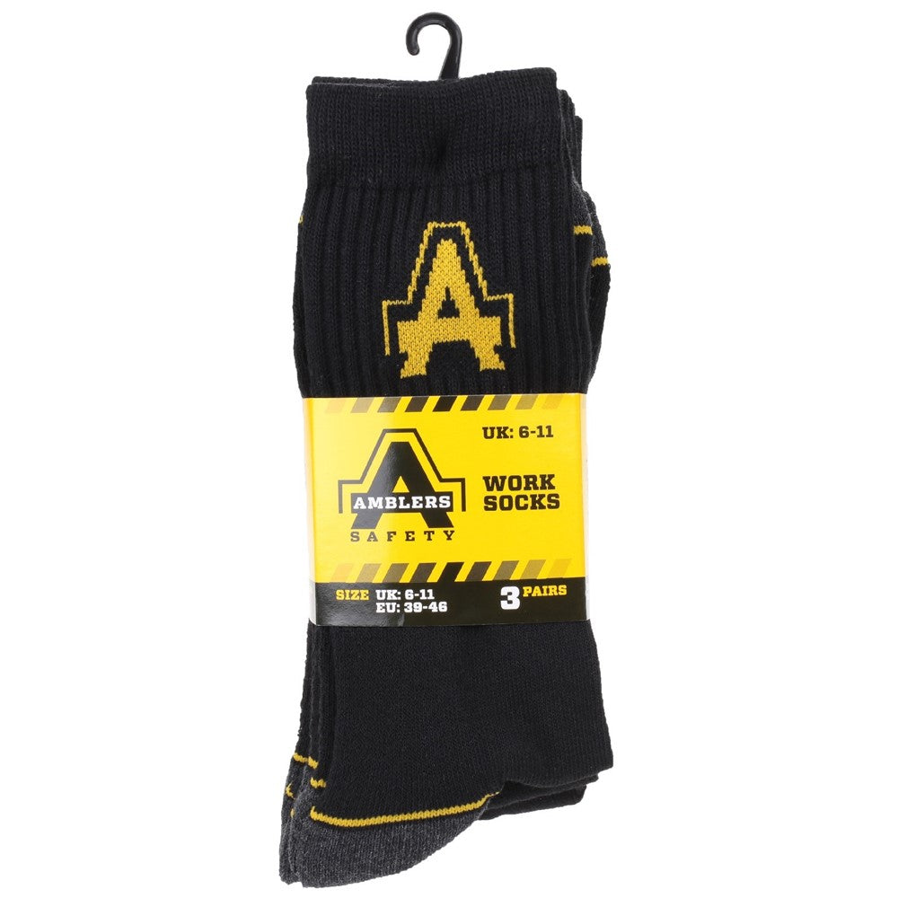 Men's Amblers Safety Heavy Duty Work Socks