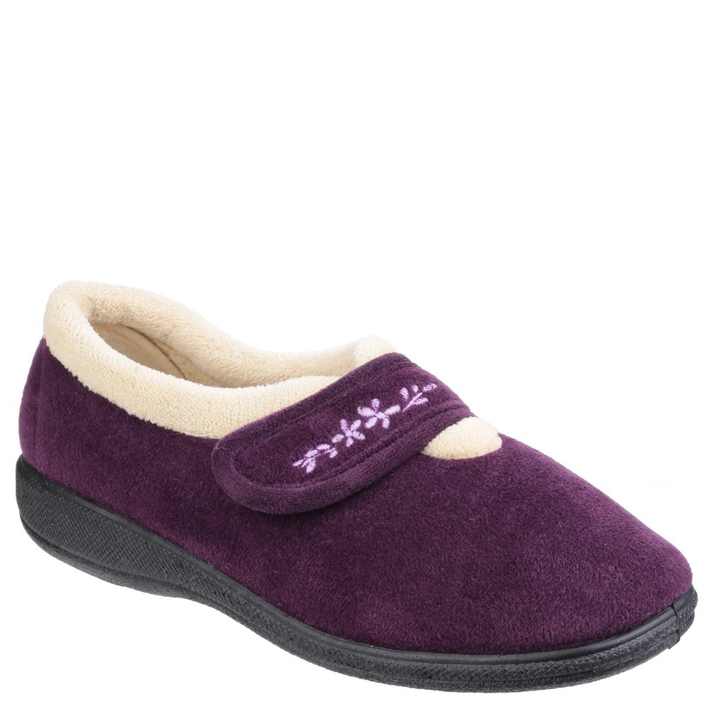 Women's Fleet & Foster Capa Touch Fastening Memory Foam Slipper