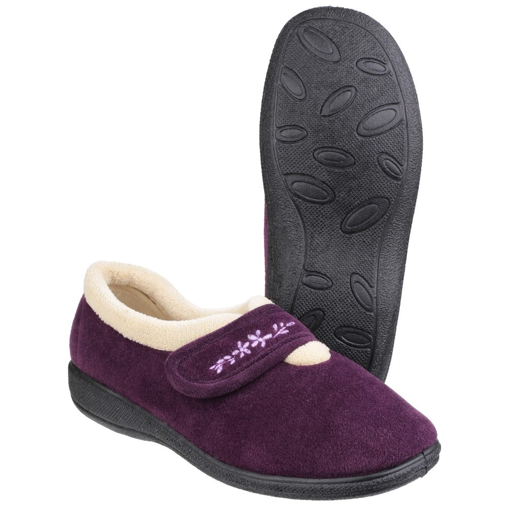 Women's Fleet & Foster Capa Touch Fastening Memory Foam Slipper