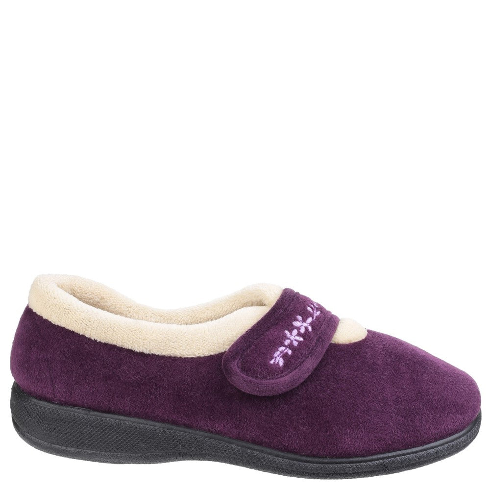 Women's Fleet & Foster Capa Touch Fastening Memory Foam Slipper