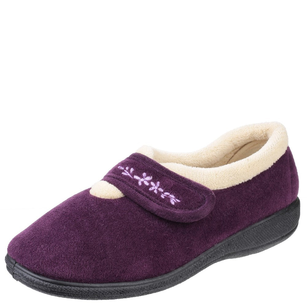 Women's Fleet & Foster Capa Touch Fastening Memory Foam Slipper