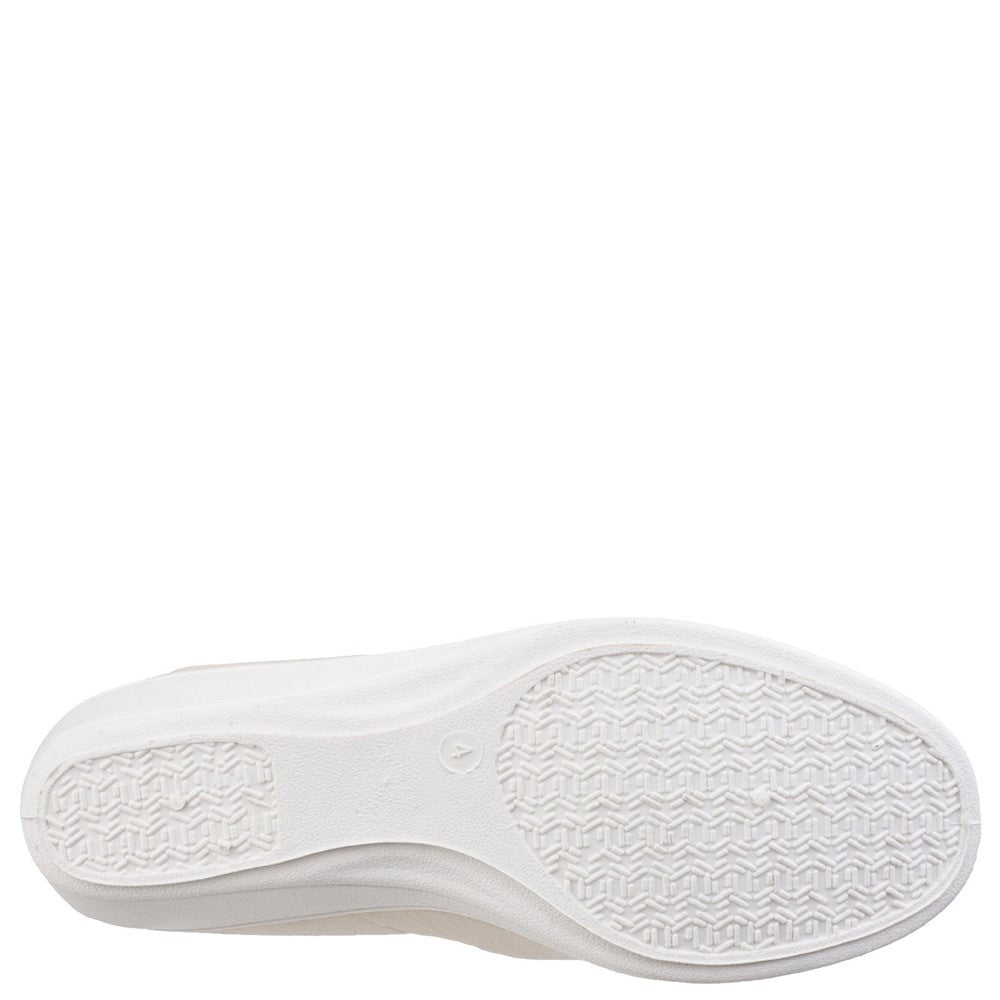 Women's Mirak Bessie Twin Gusset Canvas Slip On Shoe