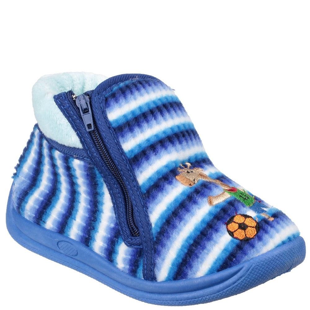 Kids' Mirak Safari Zip Up Bootie Slipper