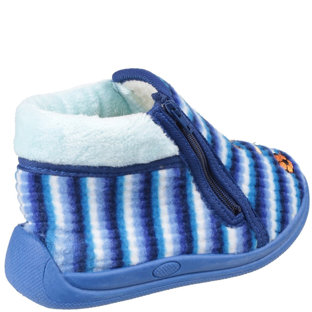 Kids' Mirak Safari Zip Up Bootie Slipper