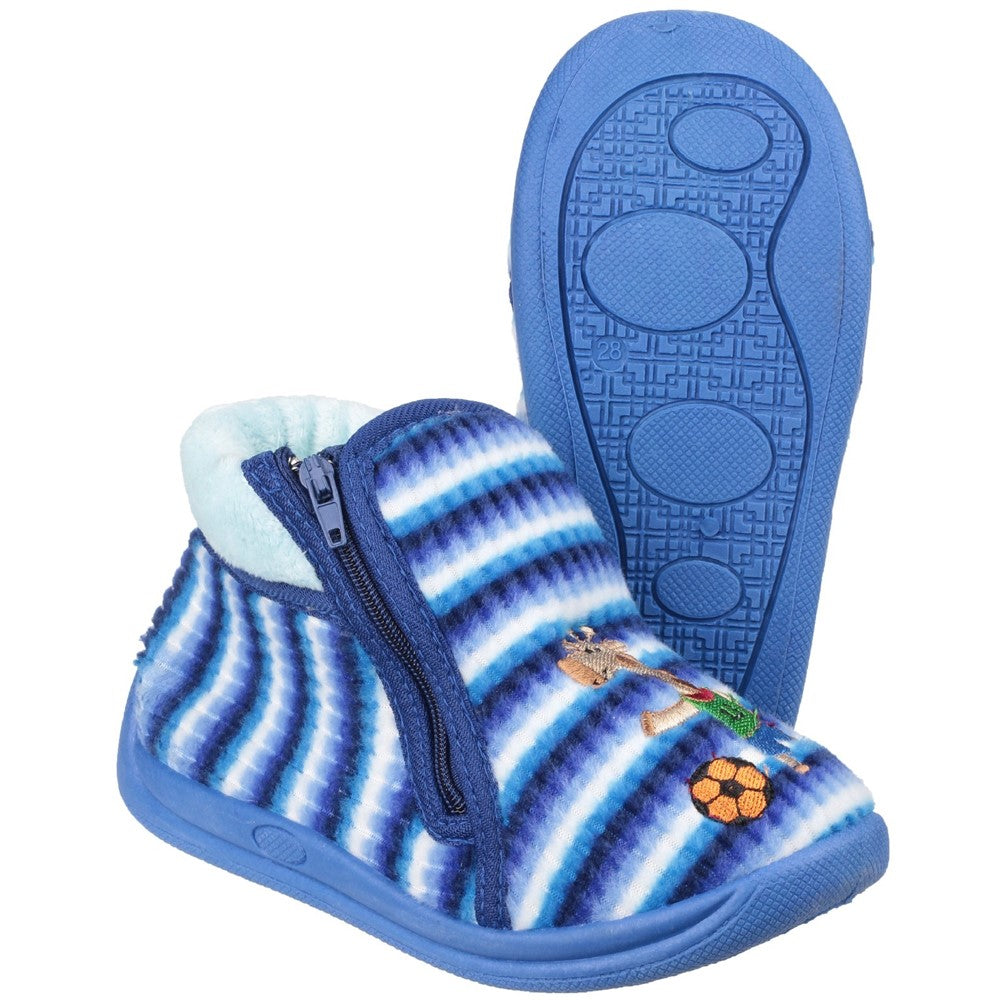 Kids' Mirak Safari Zip Up Bootie Slipper
