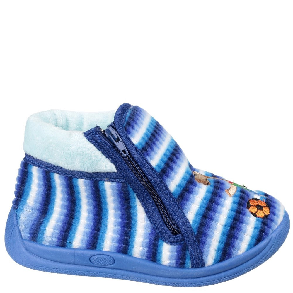 Kids' Mirak Safari Zip Up Bootie Slipper