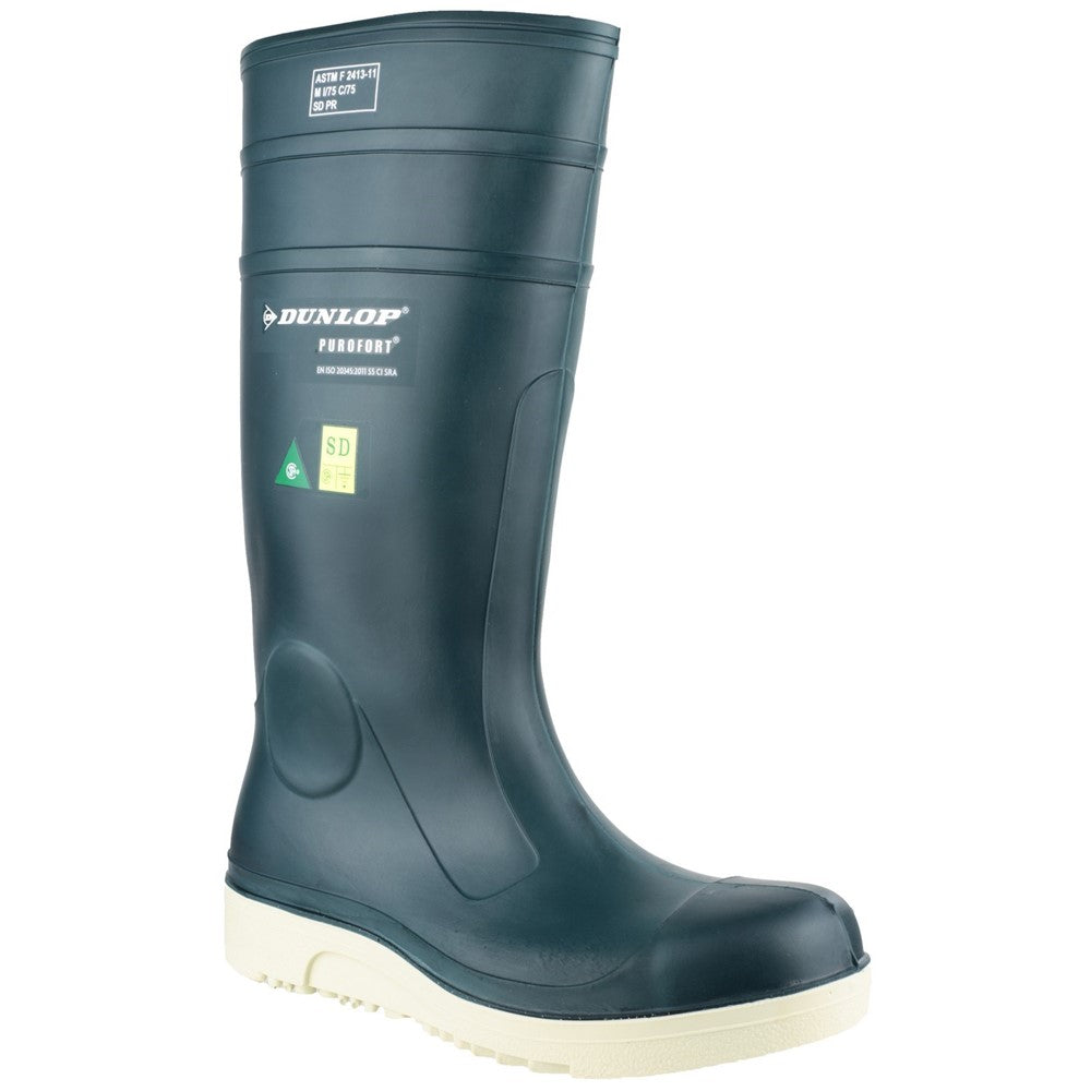 Unisex Dunlop Purofort Comfort Grip Full Safety Wellington