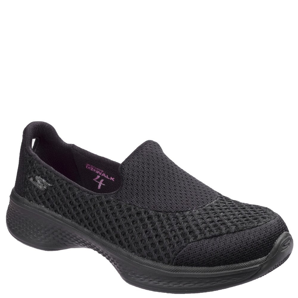 Girls' Skechers Go Walk 4 Kindle Slip On Trainer
