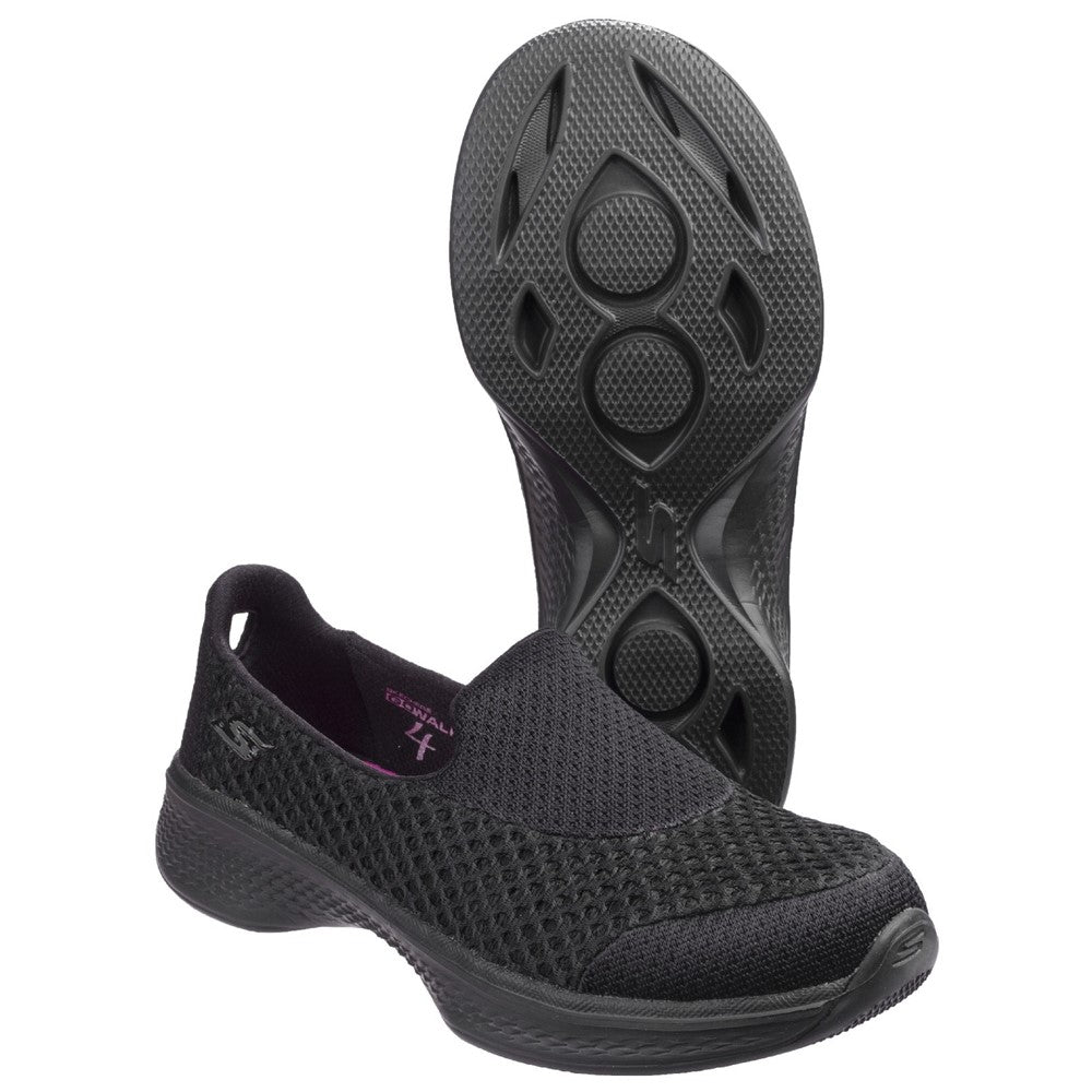 Girls' Skechers Go Walk 4 Kindle Slip On Trainer