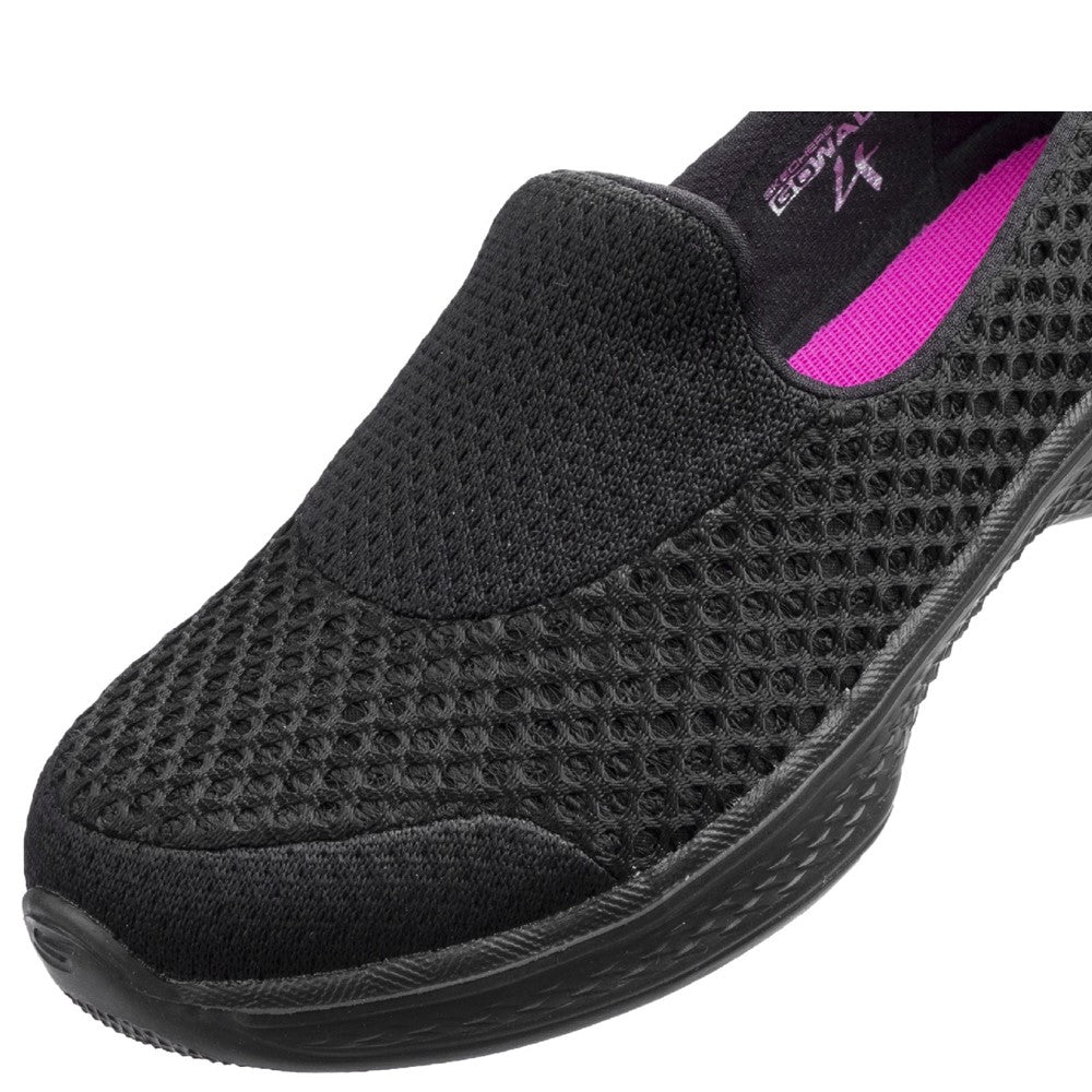 Girls' Skechers Go Walk 4 Kindle Slip On Trainer
