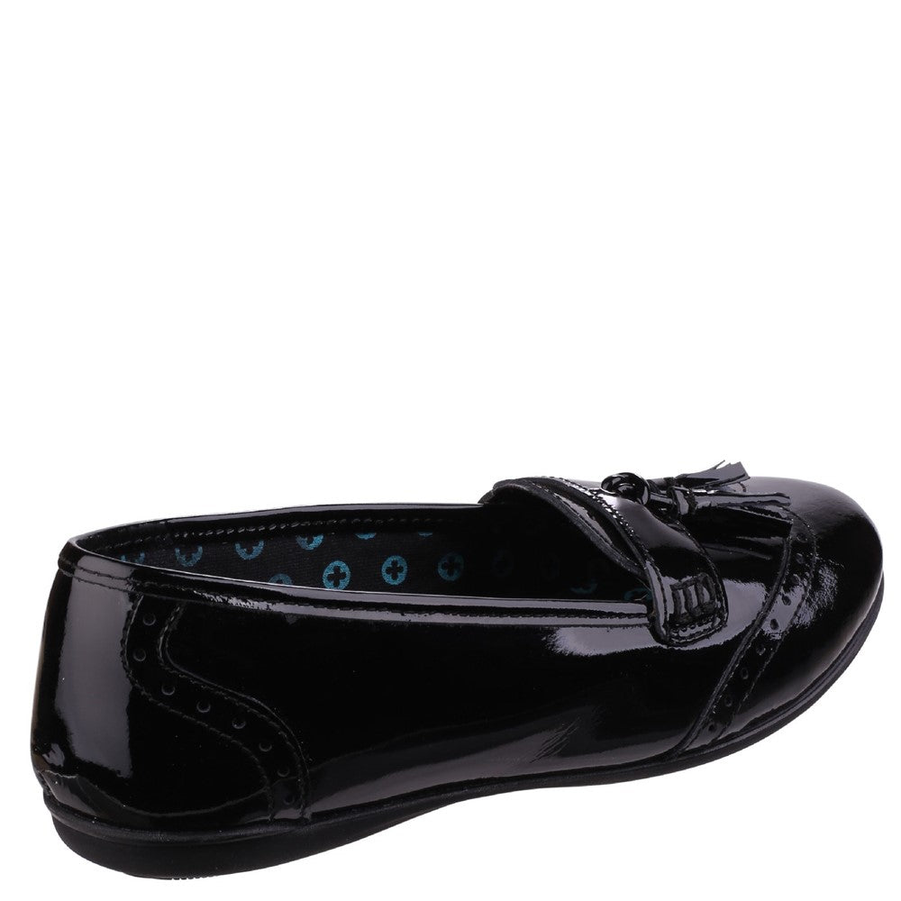 Girls' Hush Puppies Esme Junior Patent School Shoe