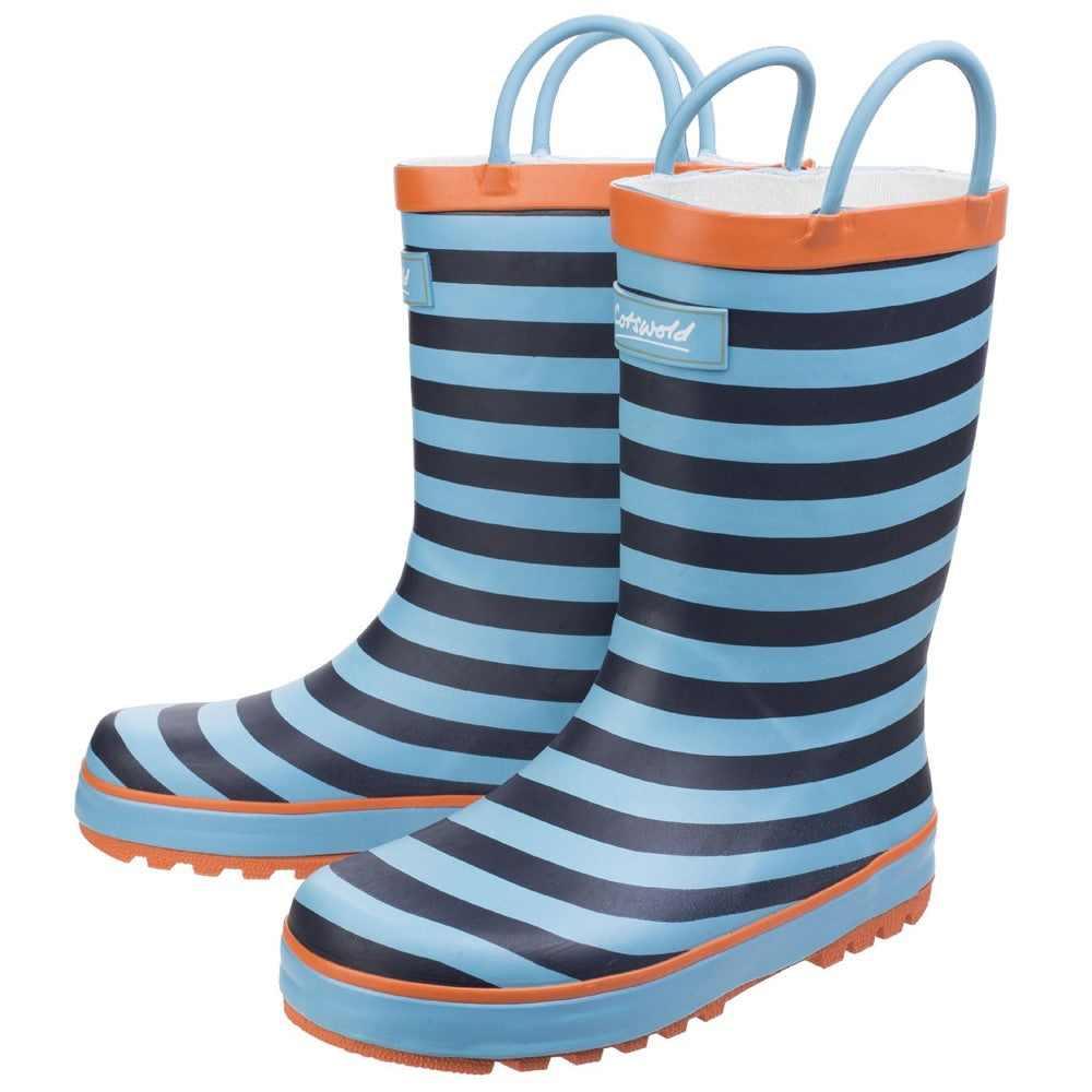 Kids' Cotswold Captain Stripy Wellies