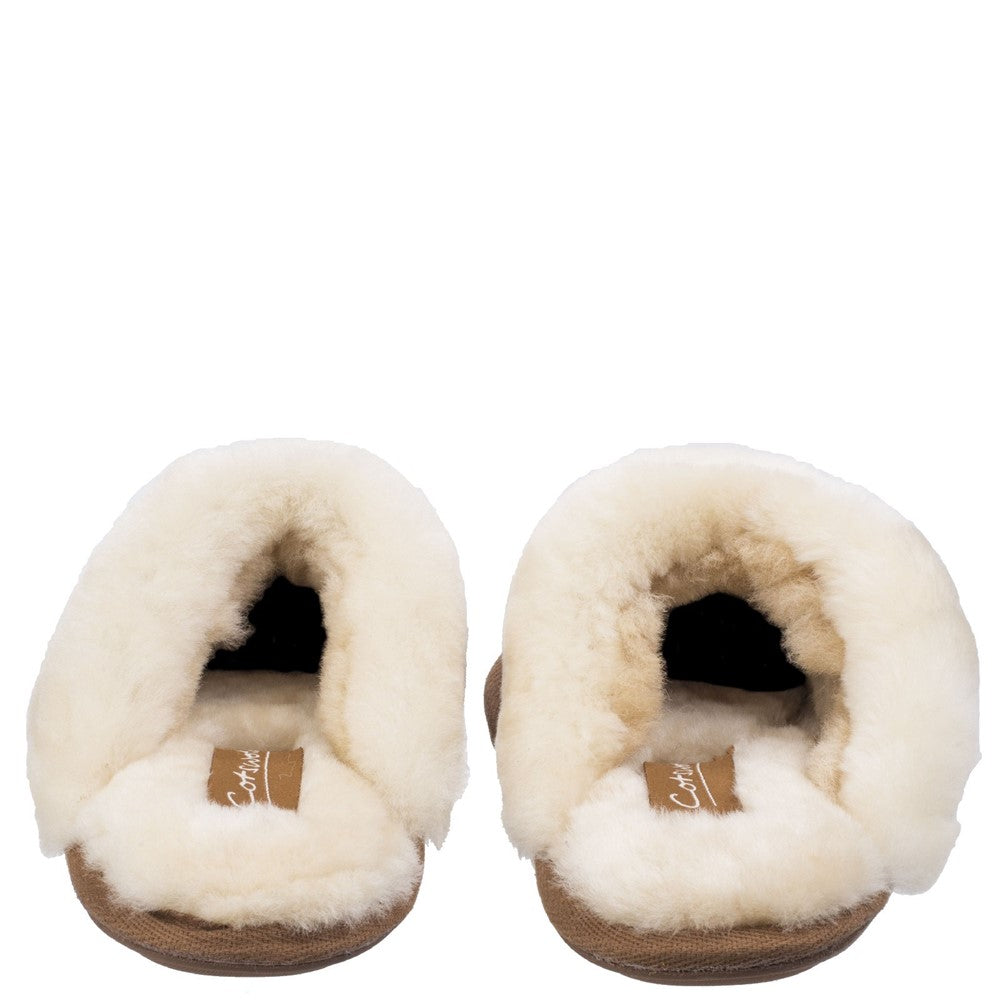 Women's Cotswold Lechlade Sheepskin Mule Slipper