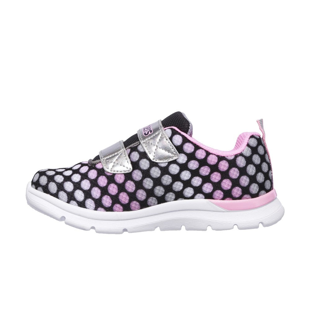 Girls' Skechers Skech-Lite Lil' Dots Touch Fastening Trainer