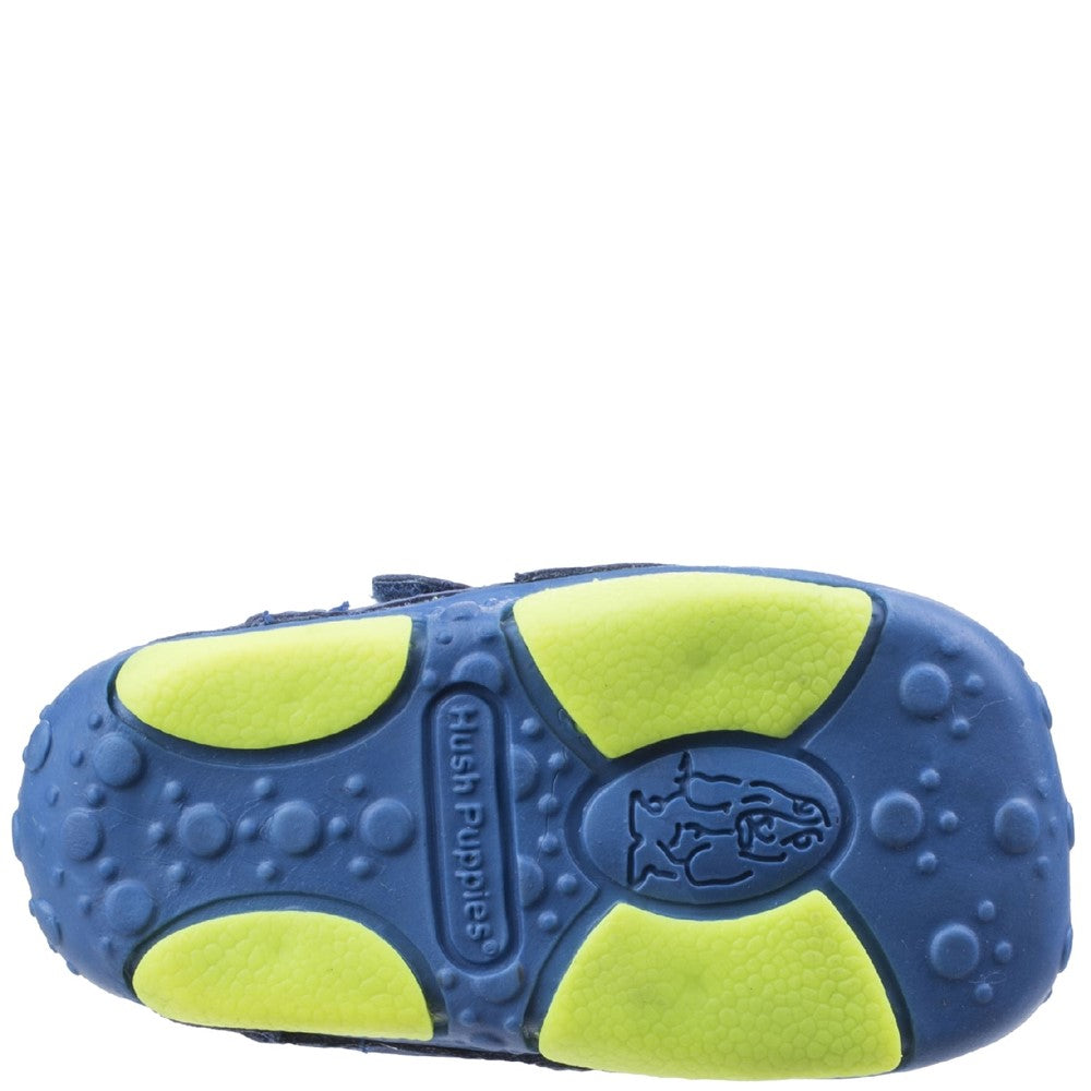 Boys' Hush Puppies Harry Touch Fastening Trainer
