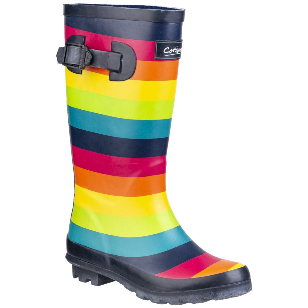 Kids' Cotswold Rainbow Wellington Boot