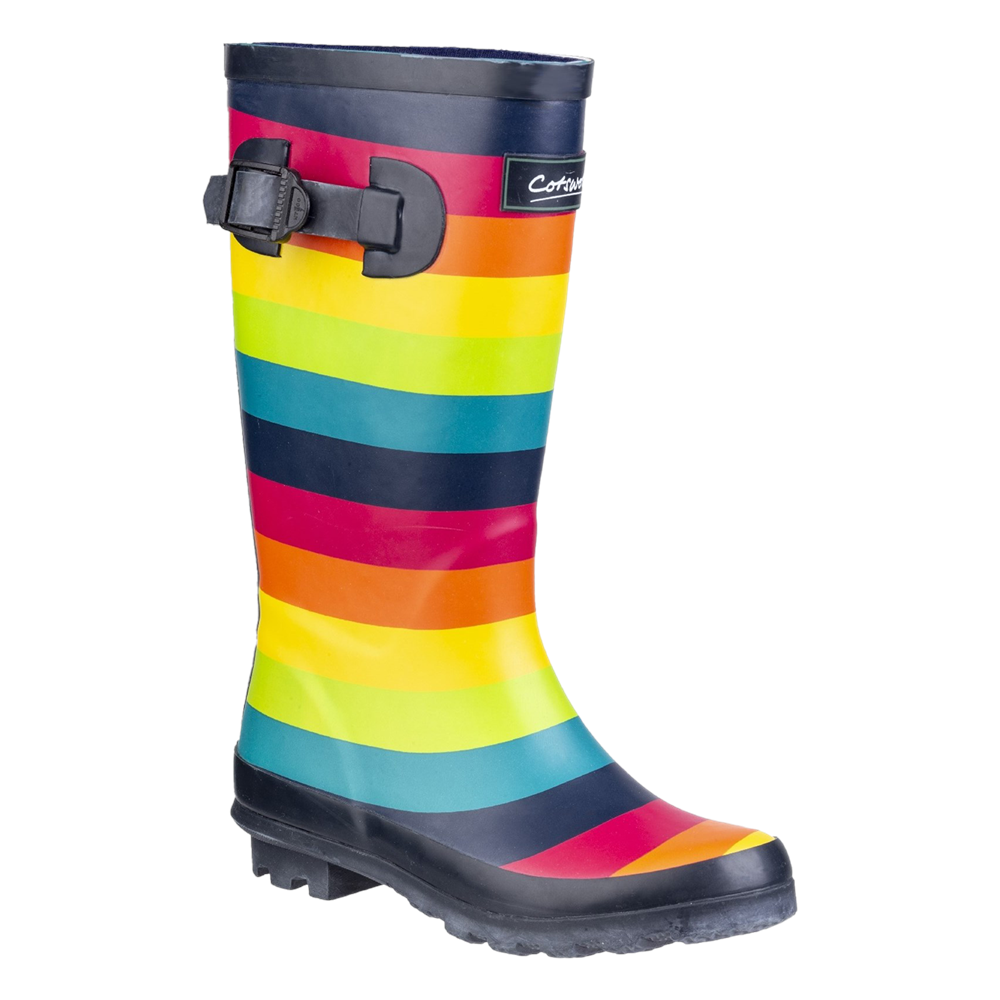 Kids' Cotswold Rainbow Wellington Boot
