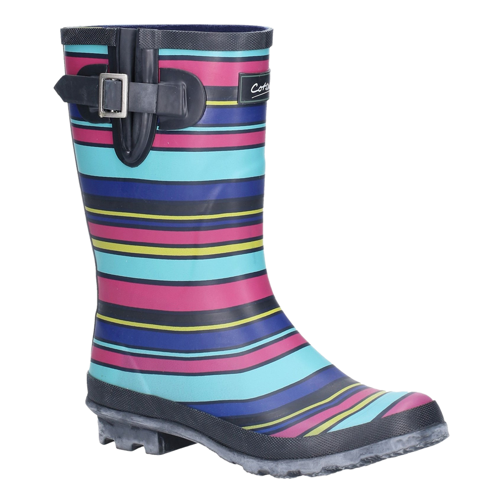 Women's Cotswold Paxford Elasticated Mid Calf Wellington Boot