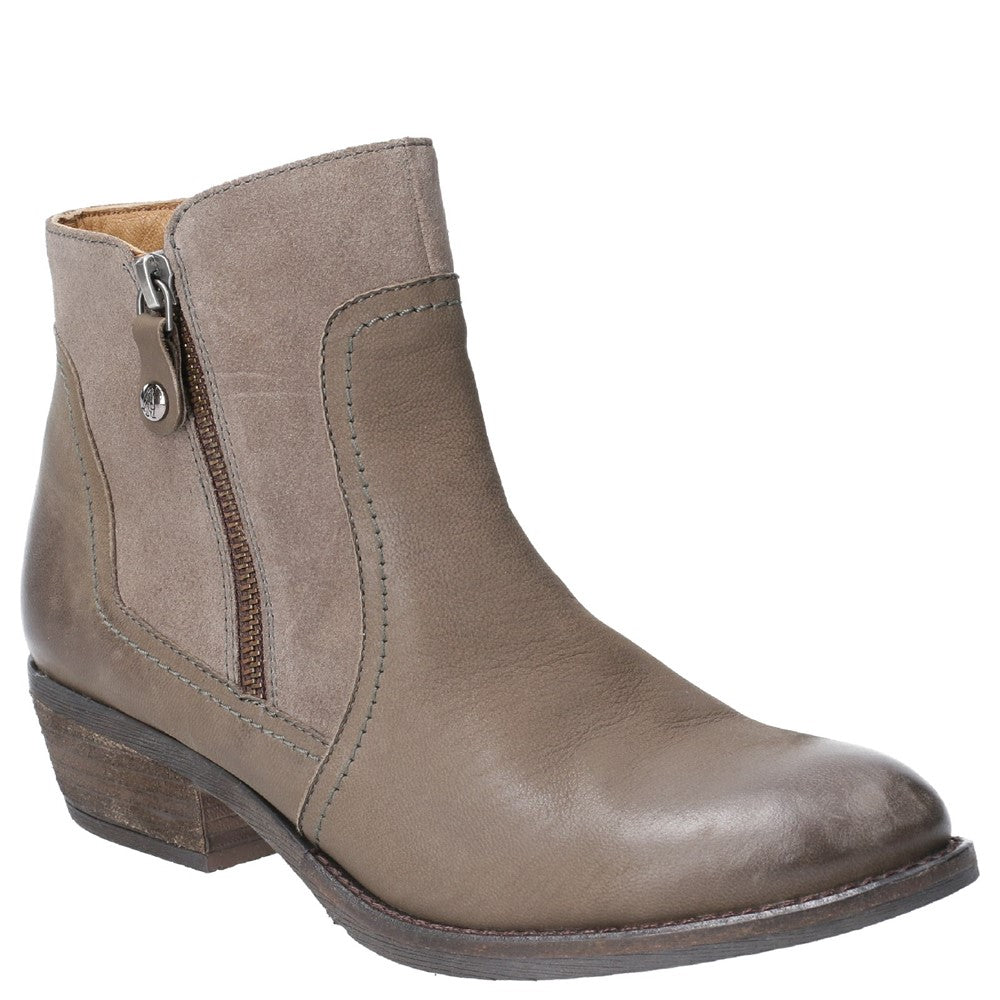 Women's Hush Puppies Isla Zip Up Ankle Boot