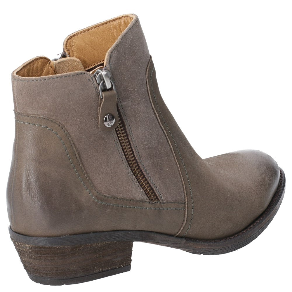 Women's Hush Puppies Isla Zip Up Ankle Boot