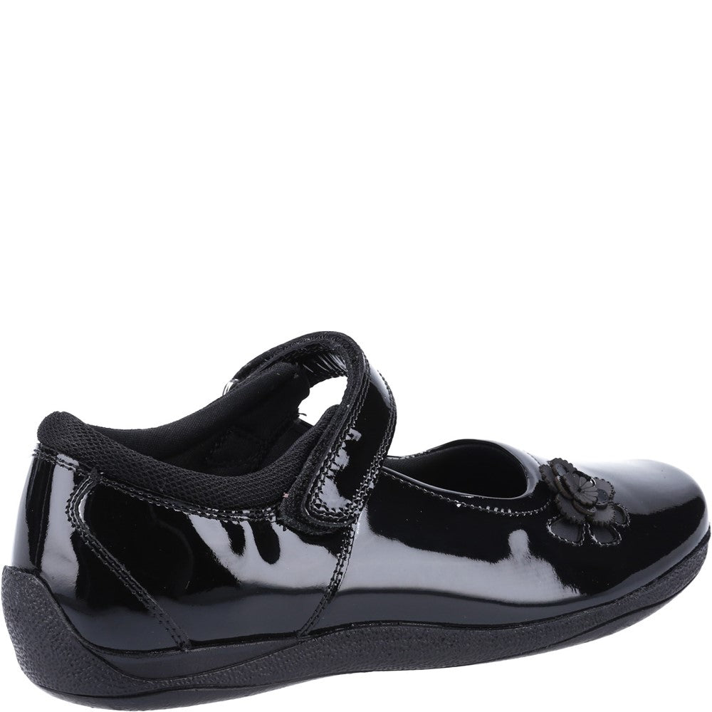 Girls' Hush Puppies Jessica Senior Patent School Shoe