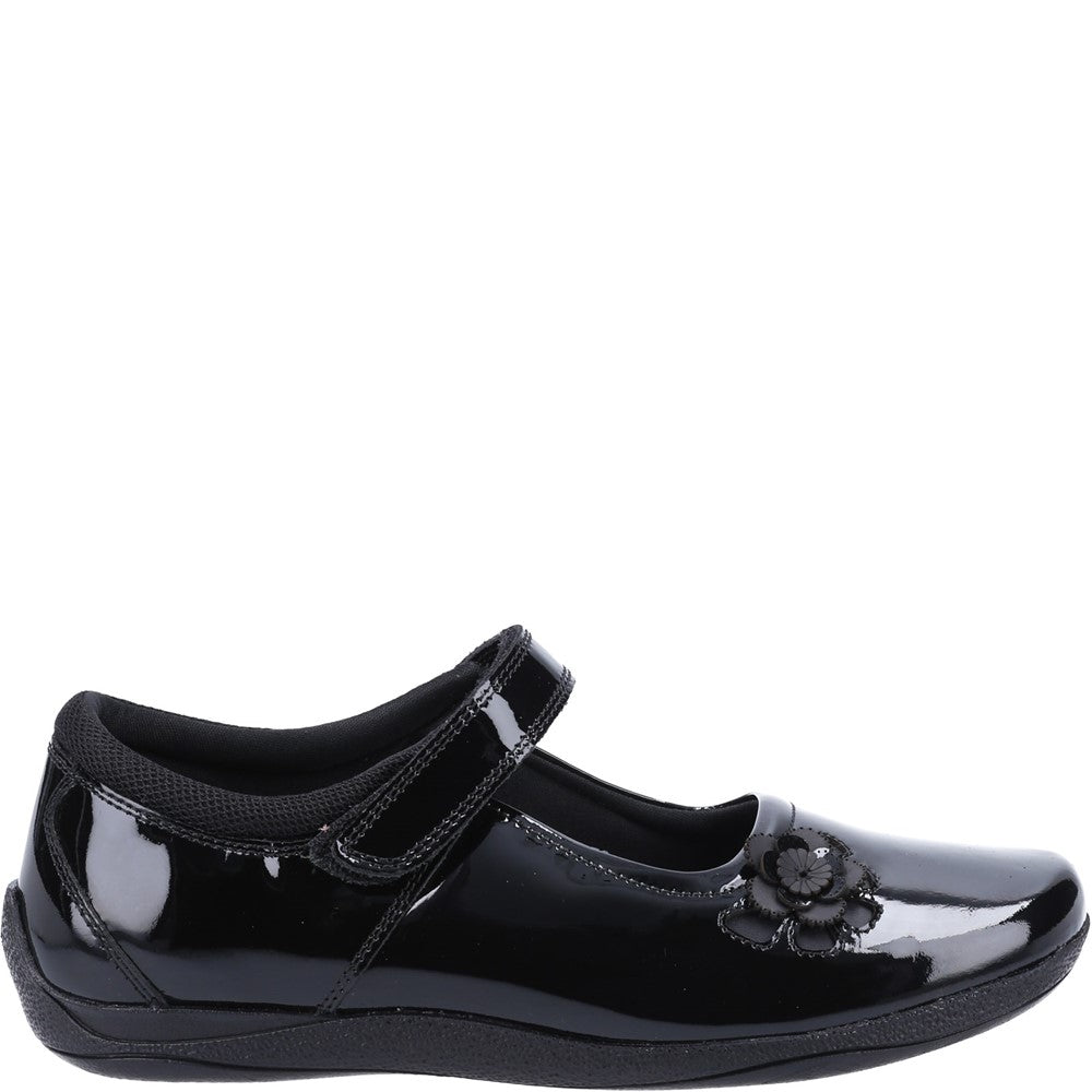 Girls' Hush Puppies Jessica Senior Patent School Shoe