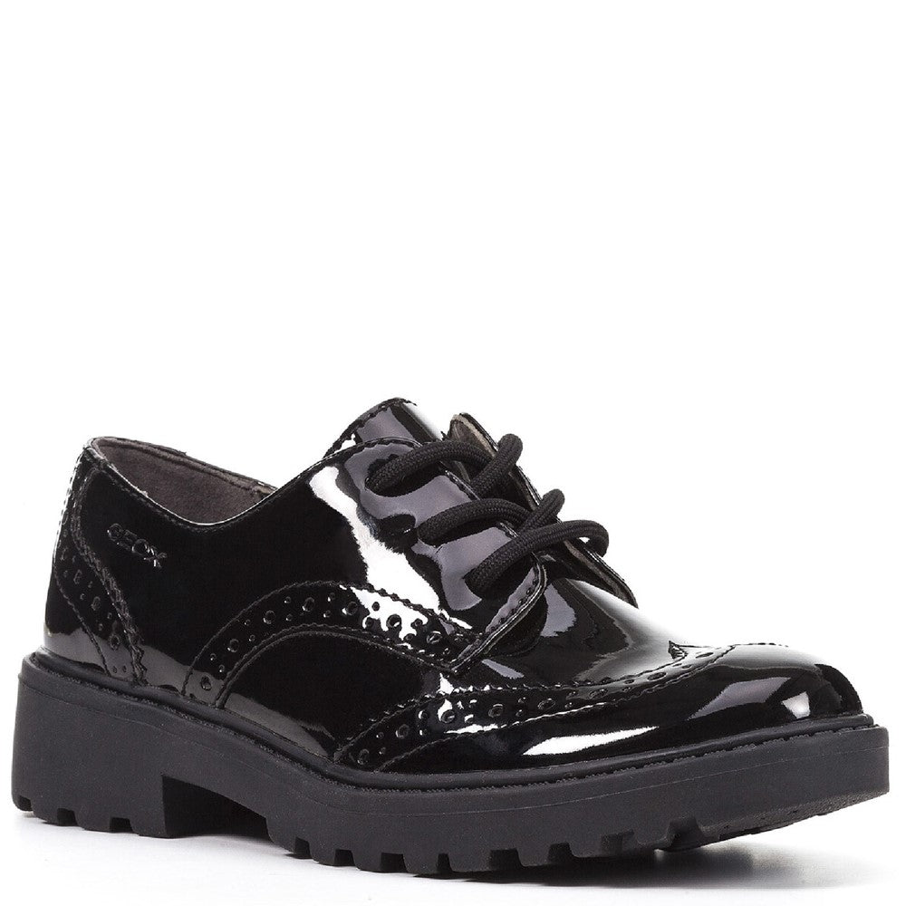 Girls' Geox Casey Lace Up Senior School Shoes