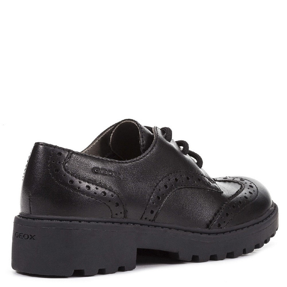 Girls' Geox Casey Lace Up Senior School Shoes