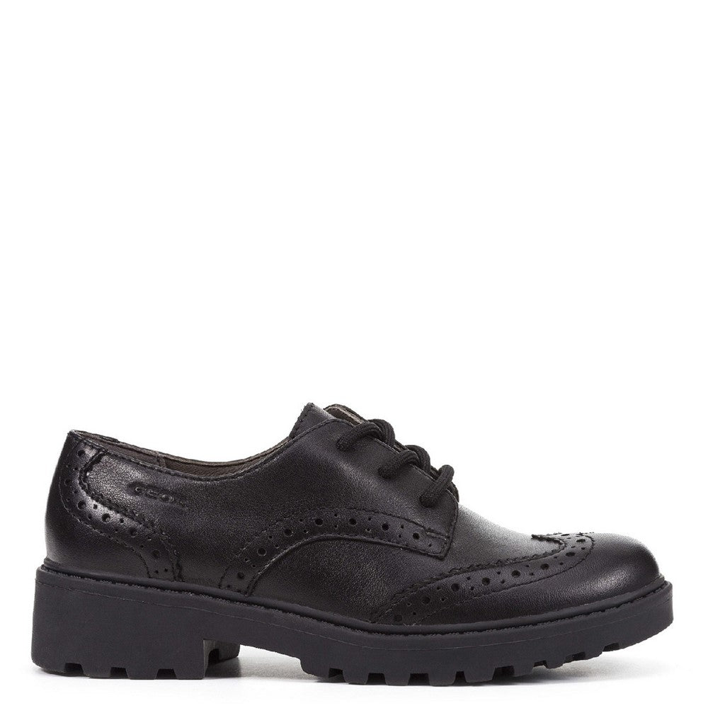 Girls' Geox Casey Lace Up Senior School Shoes