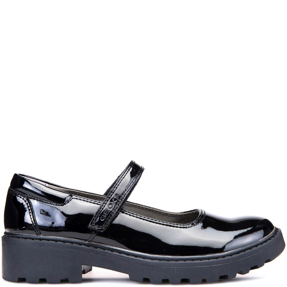 Girls' Geox Casey Ballerina Senior School Shoes