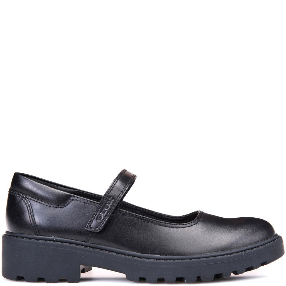 Girls' Geox Casey Ballerina Senior School Shoes