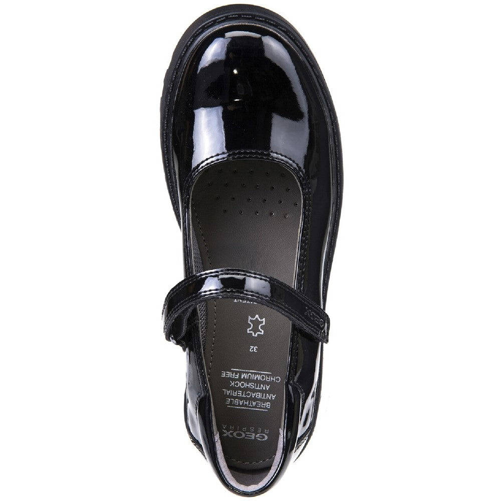 Girls' Geox Casey Ballerina Senior School Shoes