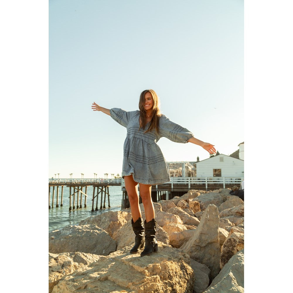 Women's Rocket Dog Sidestep Mid-Calf Western Boot