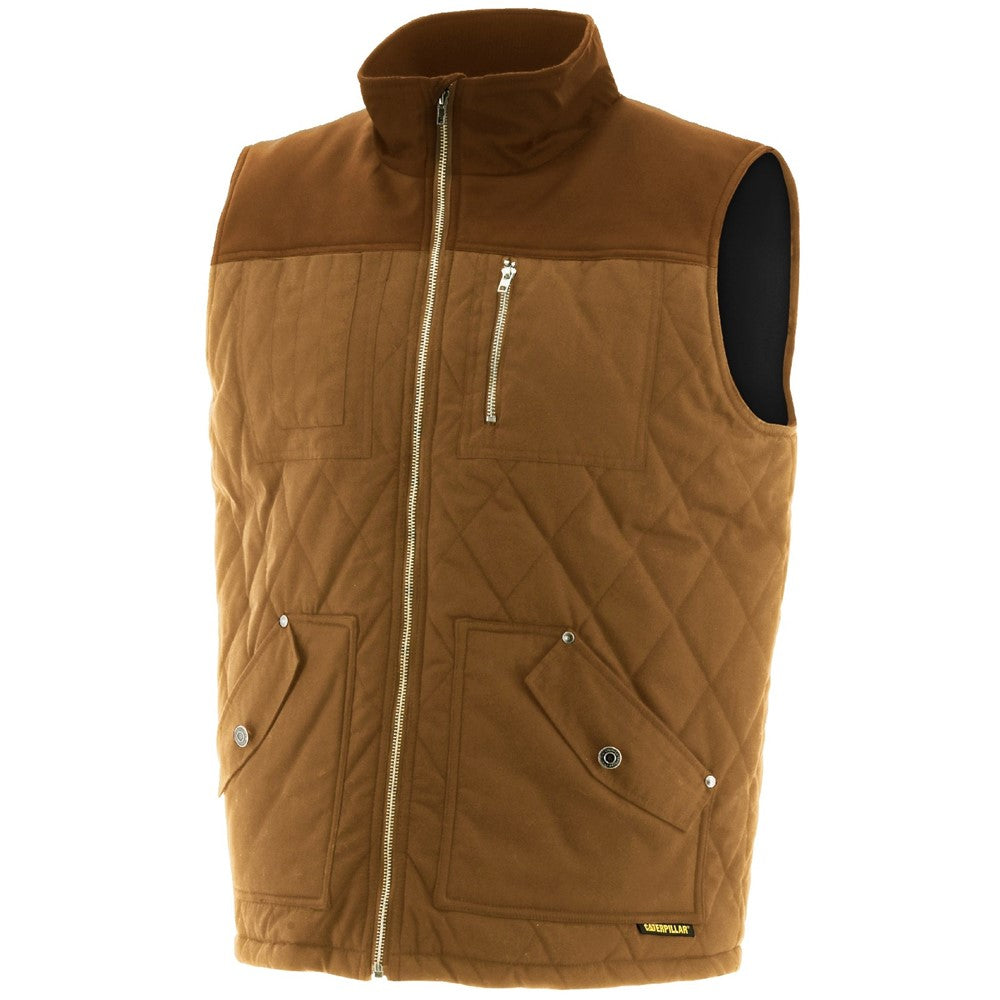 Unisex Caterpillar Waxed Cotton Vest
