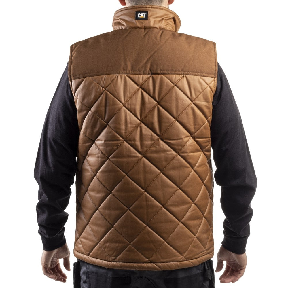 Unisex Caterpillar Waxed Cotton Vest