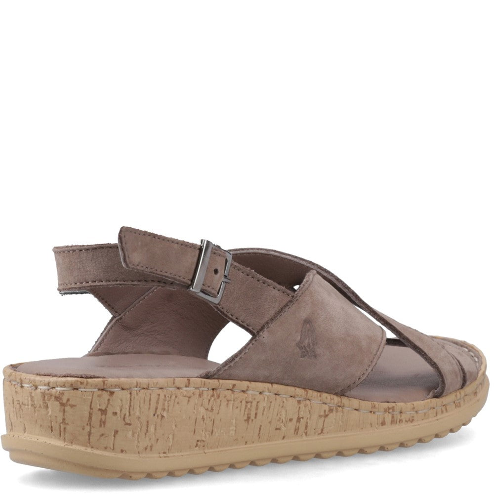 Women's Hush Puppies Elena Cross Over Wedge Sandal