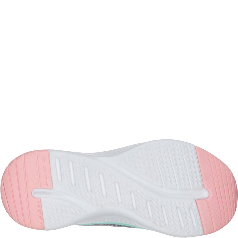 Girls' Skechers Solar Fuse Brisk Escape Lace Up Trainer