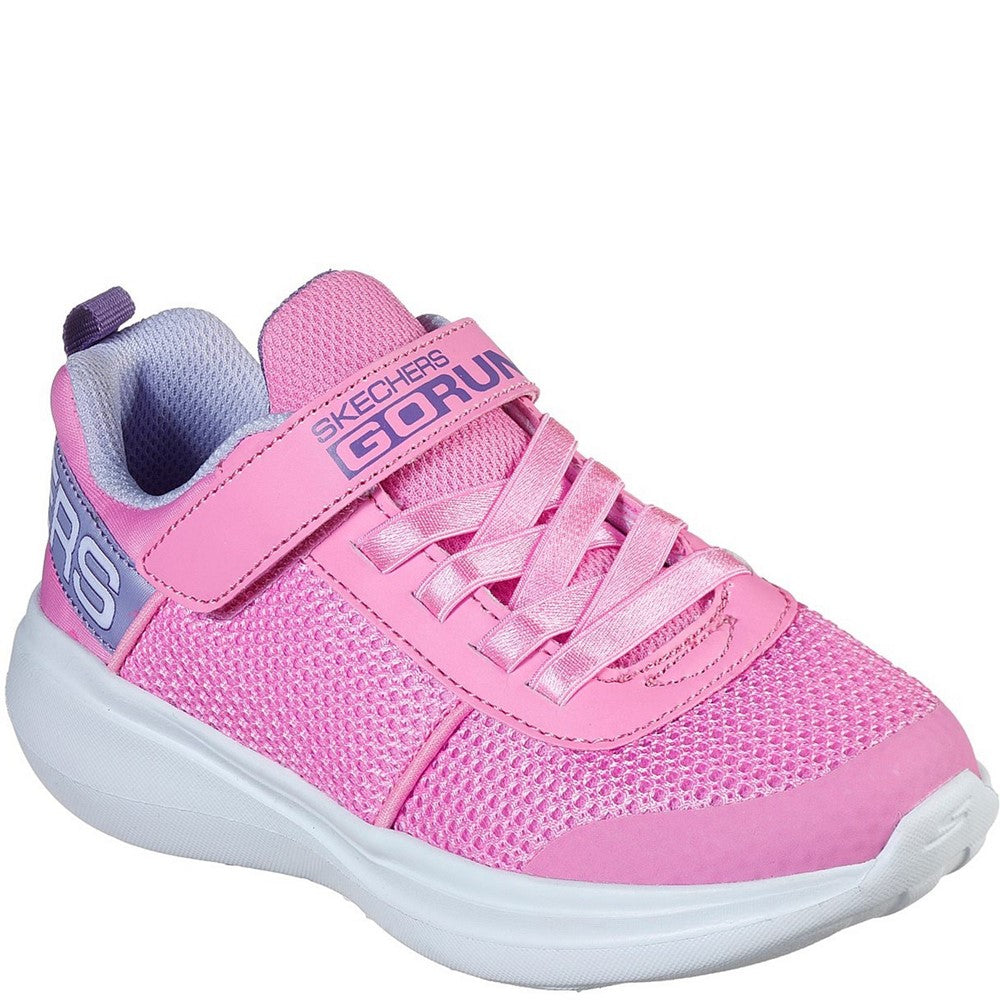 Girls' Skechers Performance Gorun Fast Viva Valor Touch Fastening Trainer