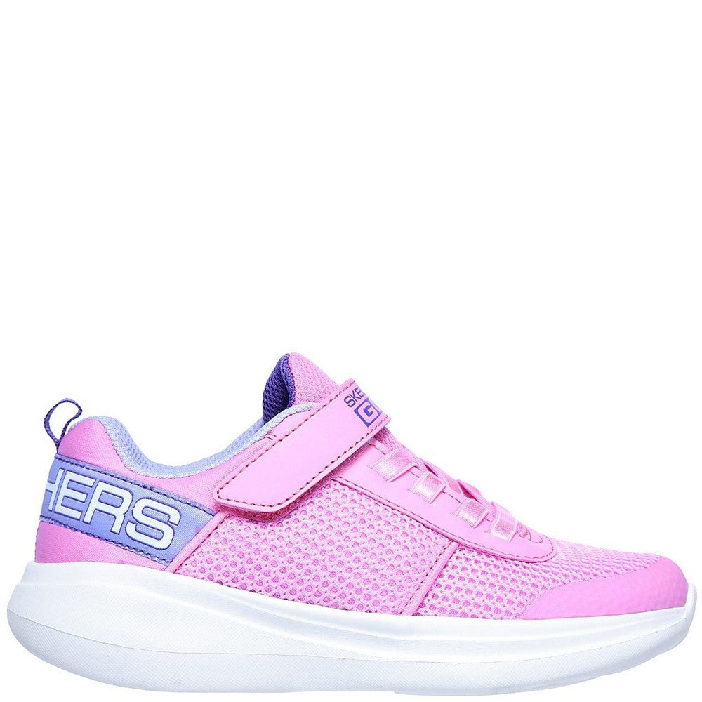 Girls' Skechers Performance Gorun Fast Viva Valor Touch Fastening Trainer